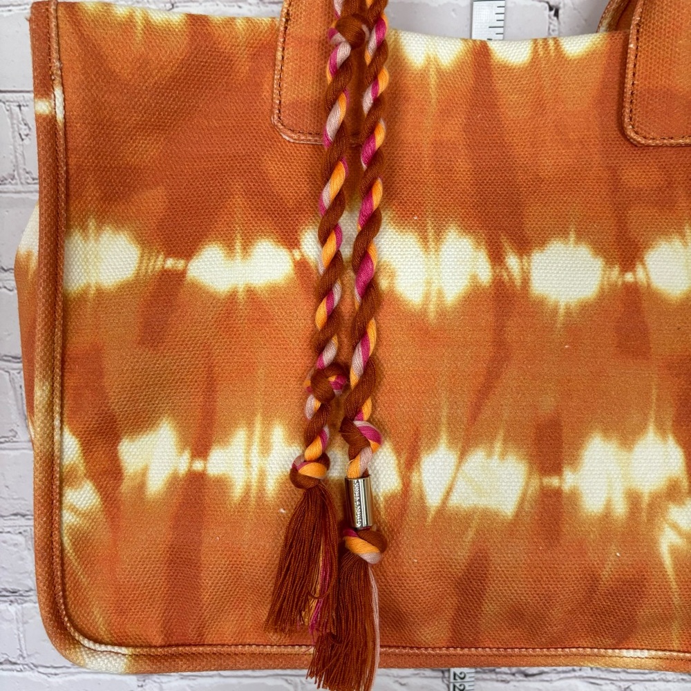 VINCE CAMUTO Orla Large Tie-Dye Canvas Structured Tote Handbag--NWT - Picture 9 of 14